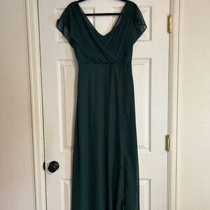 Birdie Grey Evening Gown and Bridesmaids Dress